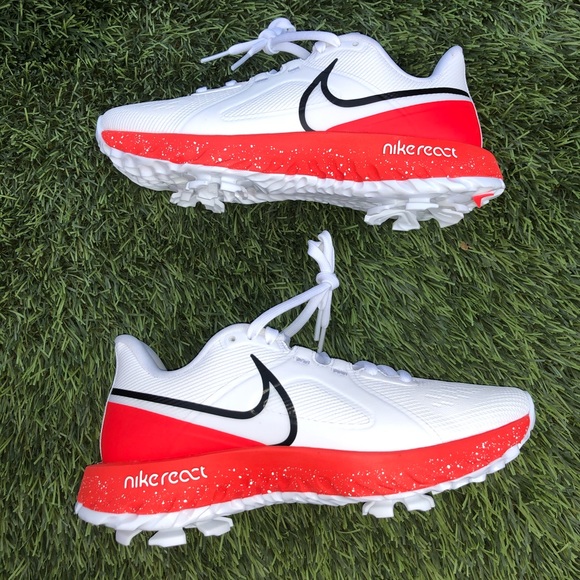 Nike React Infinity Pro Golf Shoes White Infrared